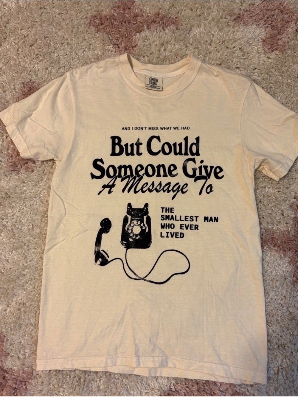 Taylor Swift Smallest Man Graphic Tee - Cream